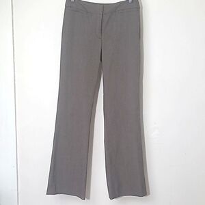 Rafella Pants Trousers Puddle  mid rise wide leg stretch Brown Tweed sz 4 EUC